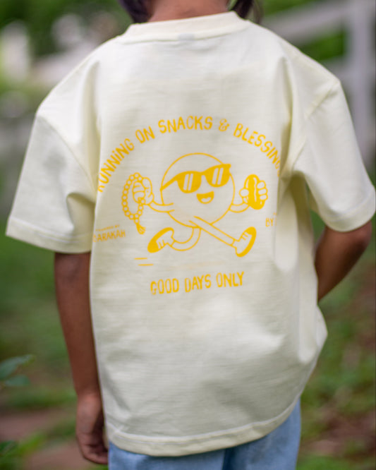 Running on Barakah & Snacks Youth T-Shirt